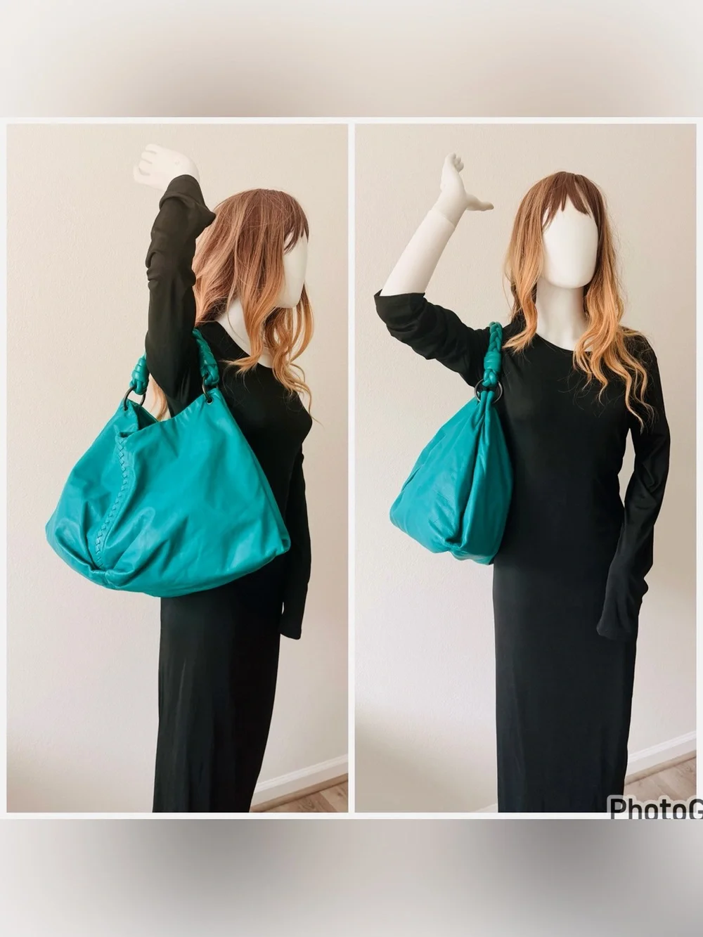 Bottega Veneta Aquilone Fortune Cookie Intrecciato Leather Hobo Bag